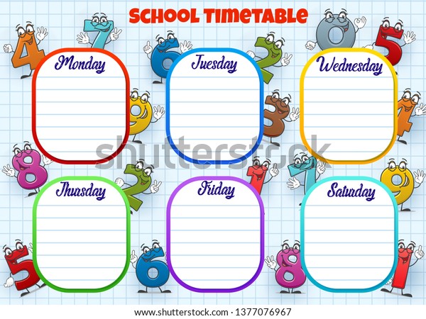 How To Make A Time Table Chart