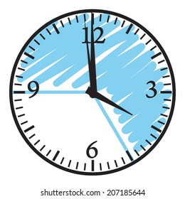 School timetables or working schedule. Vector icon.