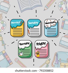 school tool calendar design to education
