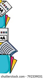 school tools education background design