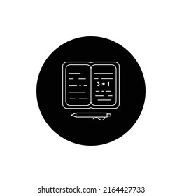 school tools icon vector for website symbol icon presentation