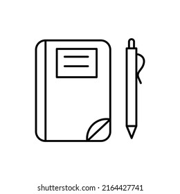 school tools icon vector for website symbol icon presentation