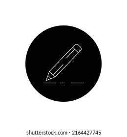 school tools icon vector for website symbol icon presentation