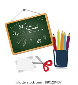 school tools over white background vector illustration school tools over white background vector illustration