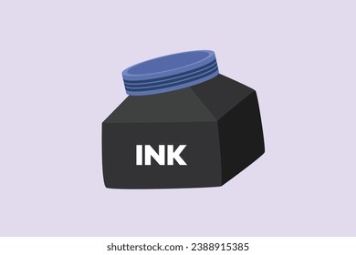School tools, supplies. Stationery concept. Colored flat vector illustration isolated.