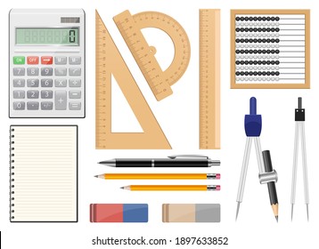 School tools vector design illustration isolated on white background