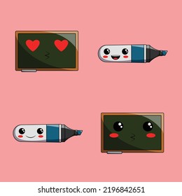 School tools vector set is a vector cartoon, cute doodle with a school theme.
Perfect for designing t-shirts, merchandise, stickers, logos, emojis, etc.
