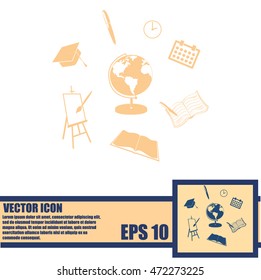 School tools vrctor icon