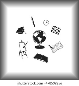 School tools vrctor icon