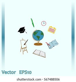 School tools vrctor icon