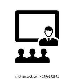 School training icon.education,team (vector illustration)