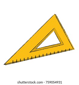 School triangle ruler