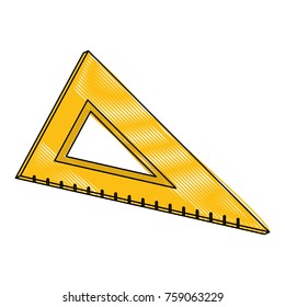 School triangle ruler
