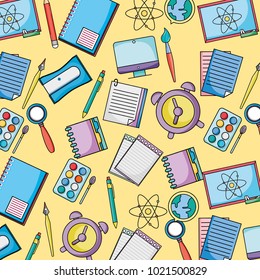 school uetensils education background design