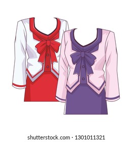 school uniform anime