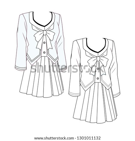 school uniform anime