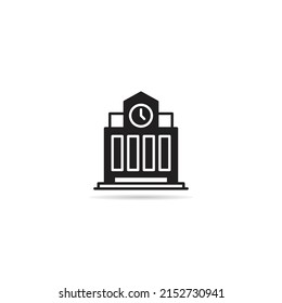 school and university building icon vector illustration