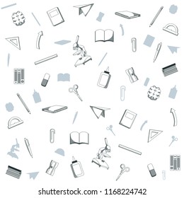 School utensils background