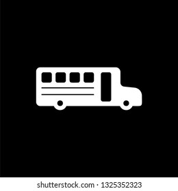 School van car icon - Vector illustration