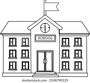 school vector art desgain illustrator
