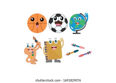 School Vector Design Illustration Bundle