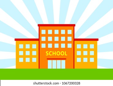 School vector icon 