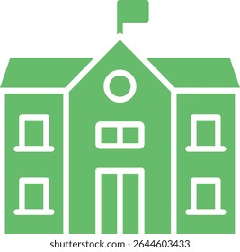 School vector icon. Can be used for printing, mobile and web applications.