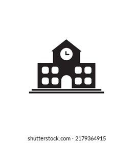 icono del vector de escuela. plantilla de diseño de ilustración.