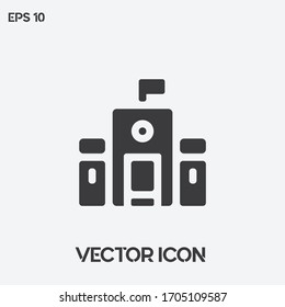 School vector icon illustration. Ui/Ux. Premium quality.