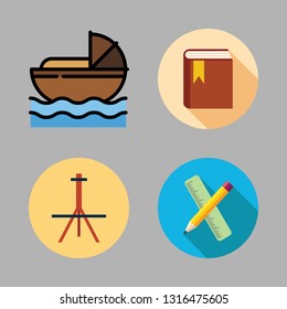 school vector icon set
