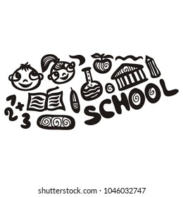 School. Vector illustration