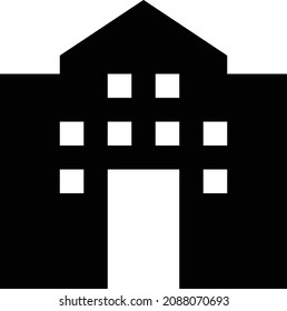 ilustración del vector escolar aislada en un fondo transparente. iconos vectoriales de glifo para el concepto o gráficos web.