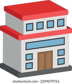 ilustración de la escuela Vector en un fondo transparente. Símbolos de calidad premium.  Iconos para concepto y diseño gráfico.