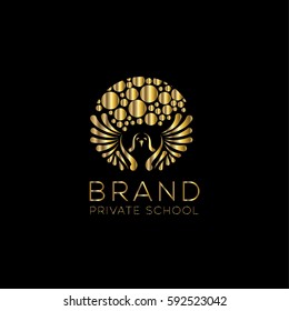 School vector logo design template