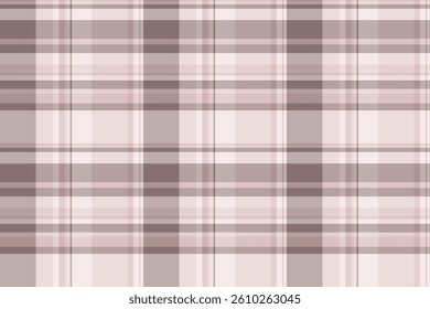 School vector pattern tartan, thin textile check seamless. Picnic background plaid fabric texture in pastel and light colors palette.