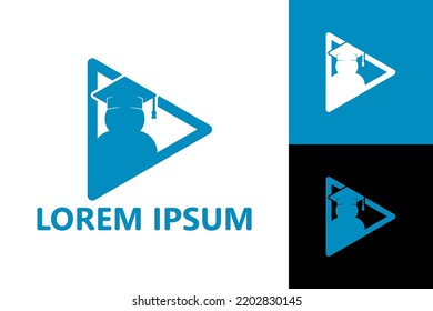 School video logo template design vector