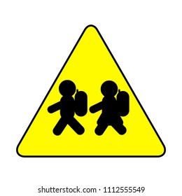 	
School Warning Sign