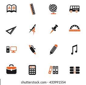 school web icons for user interface design