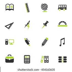 school web icons for user interface design