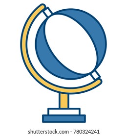 School world globe symbol