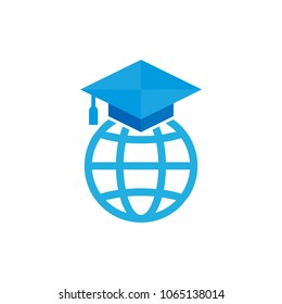 School World Logo Icon Design