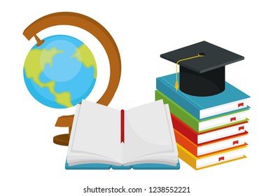 school world map cartoon