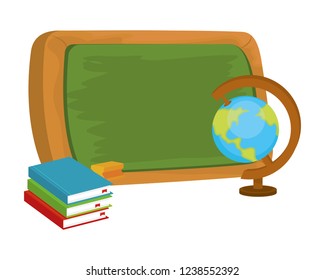 school world map cartoon