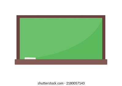 School writing board on white background - Vector illustration