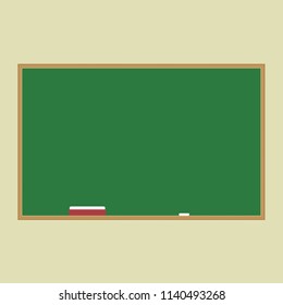 School writing board vector illustration