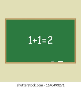 School Writing Board Vector Illustration Stock Vector (Royalty Free ...