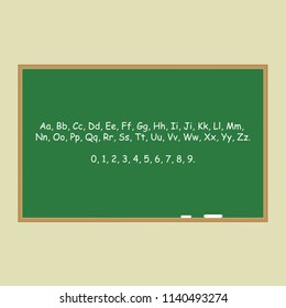 School writing board vector illustration