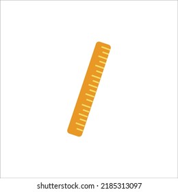 School yellow ruler. Vector illustration isolated on white background. - Powered by Shutterstock - Get 15% off with code: PIKWIZARD15