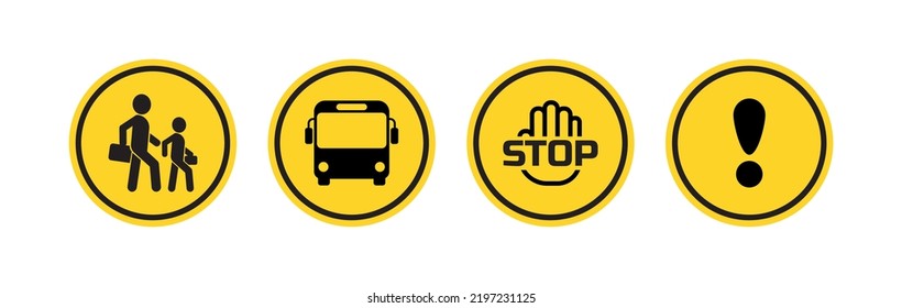 school zone sign on white background