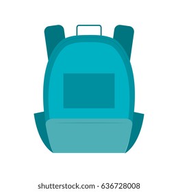schoolbag student isolated icon